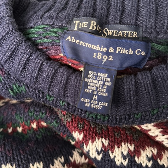 Men Abercrombie & Fitch the big sweater - Picture 7 of 8